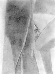 Innenraum der Kirche (Kloster von Tepotzotlan), Mexiko, 1924